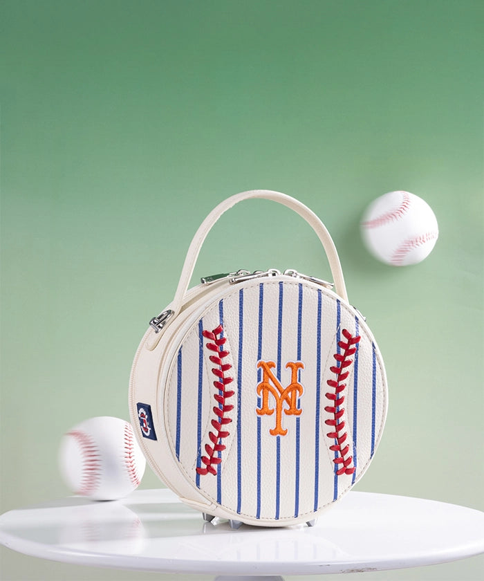 MLB New York Mets Mini Canteen Crossbody Bag Stripe