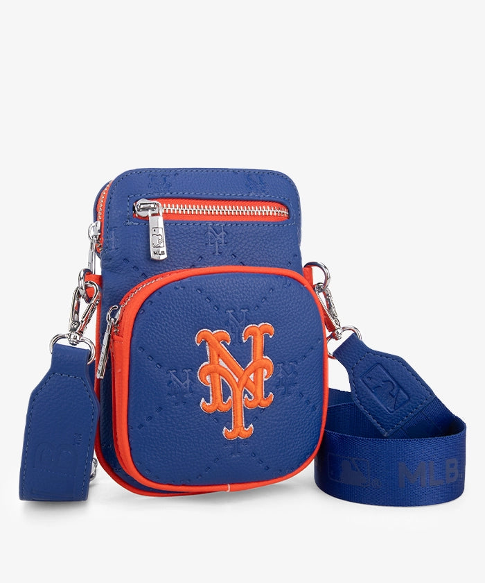 MLB New York Mets Mini Crossbody Purse Blue