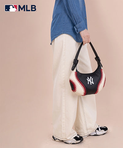 MLB New York Yankees Hobo Bag Black