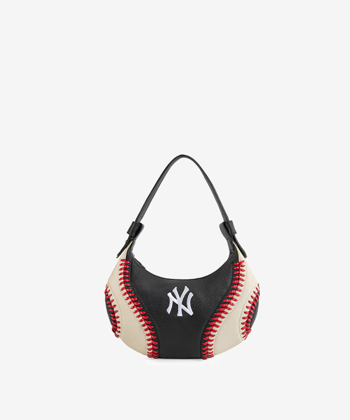 MLB New York Yankees Hobo Bag Black