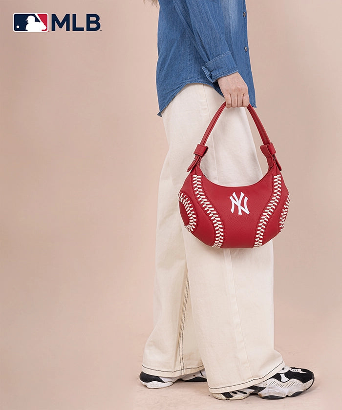 MLB New York Yankees Hobo Bag Red