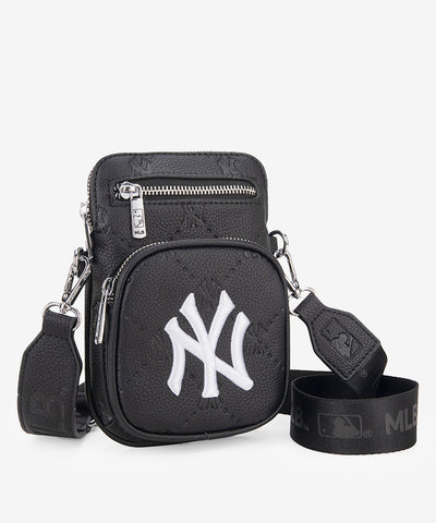 MLB New York Yankees Mini Crossbody Purse Black