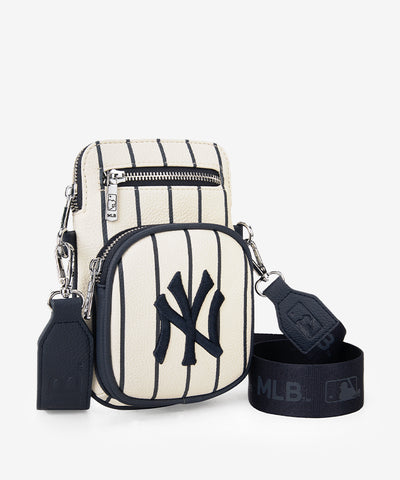 MLB New York Yankees Mini Crossbody Purse Stripe