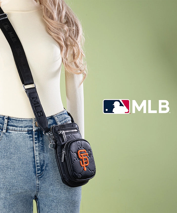 MLB San Francisco Giants Mini Crossbody Purse Black