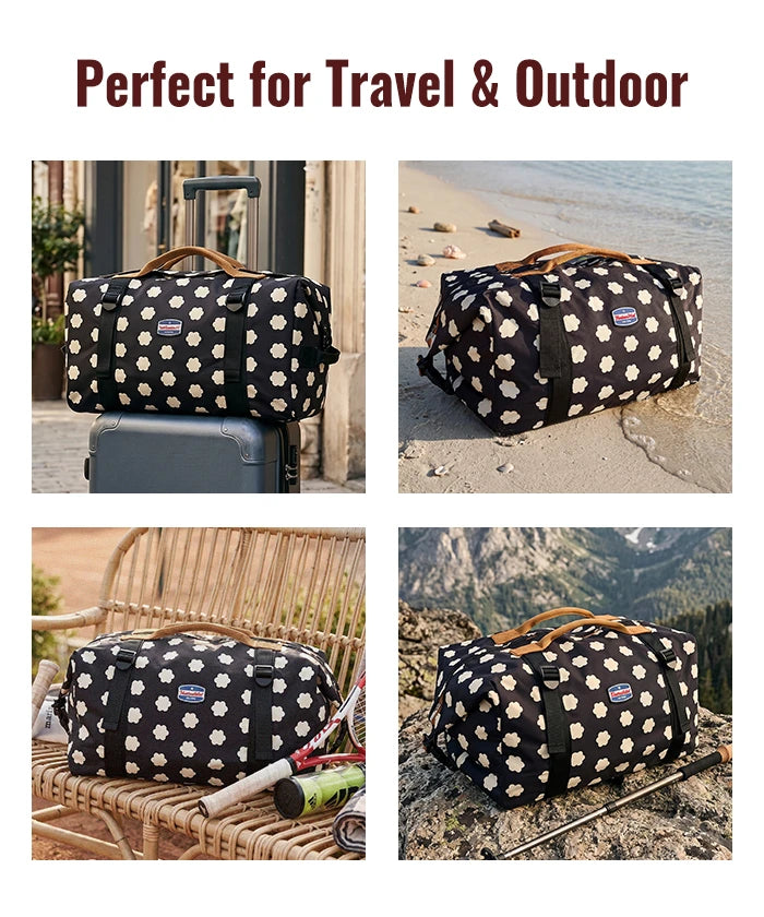Montana West 3-in-1 Waterproof Convertible Travel Bag Handheld, Crossbody & Backpack | Large Capacity Outdoor Bag, Black FLOWER Montana West 3-in-1 Waterproof Convertible Travel Bag Handheld, Crossbody & Backpack | Large Capacity Outdoor Bag, Black FLOWER