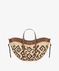 Montana West Woven Straw Tote Bag for Women (Preorder)