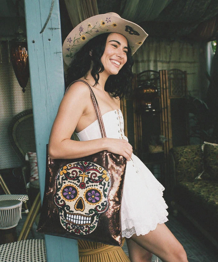 Montana West Sequin Tote Bag