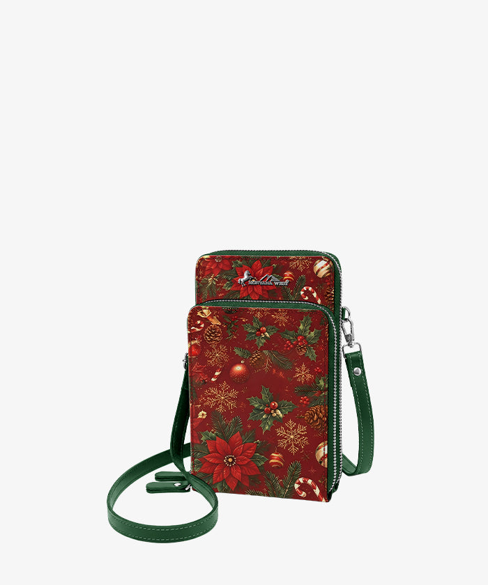 Montana West Christmas Poinsettia Tote Bag