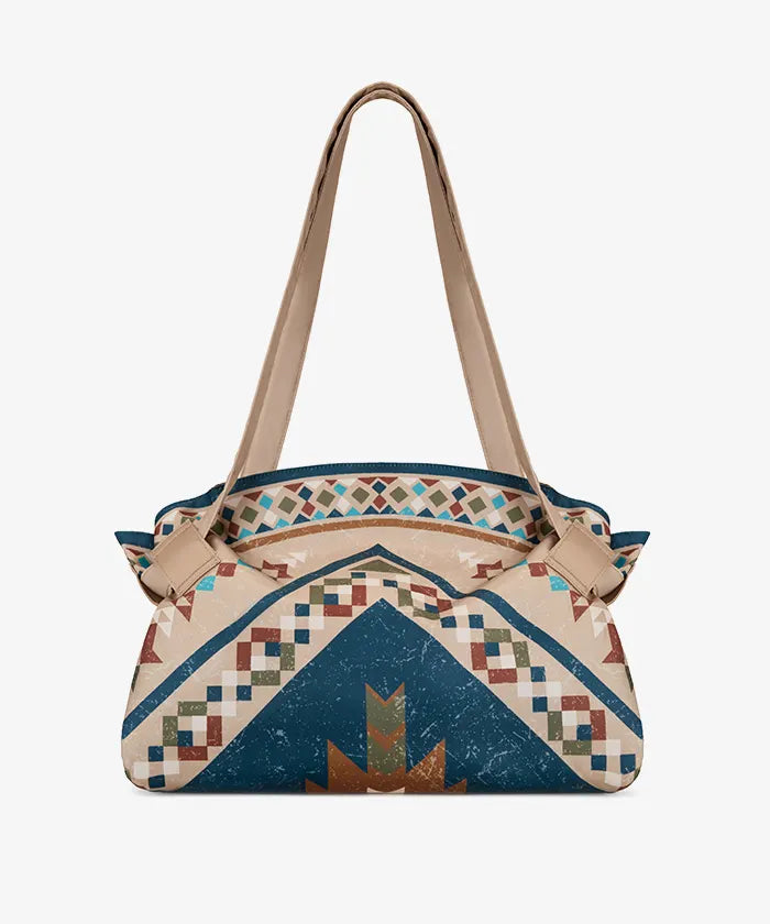 Montana West Pull-to-Pack Outdoor Picnic Mat & Market Tote Bag