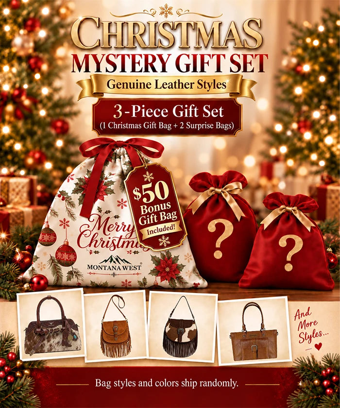 Christmas Genuine Leather Mystery Gift Set – Premium Holiday Edit (Preorder)