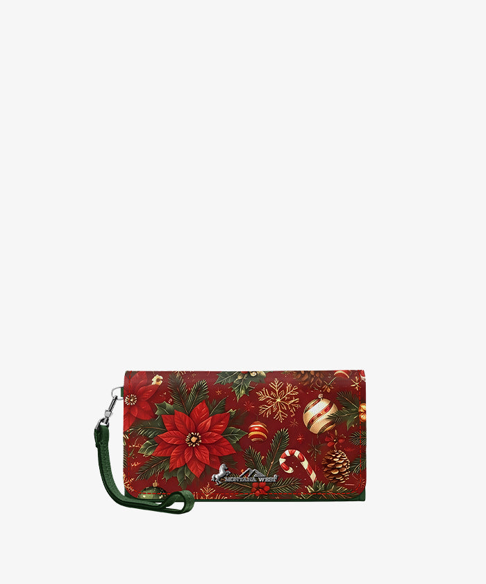 Montana West Christmas Poinsettia Tote Bag