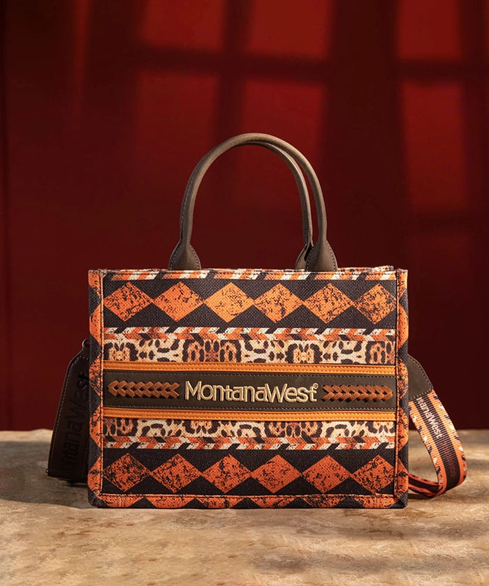 Montana West Boho Ethnic Print Concealed Carry Crossbody - Montana West World