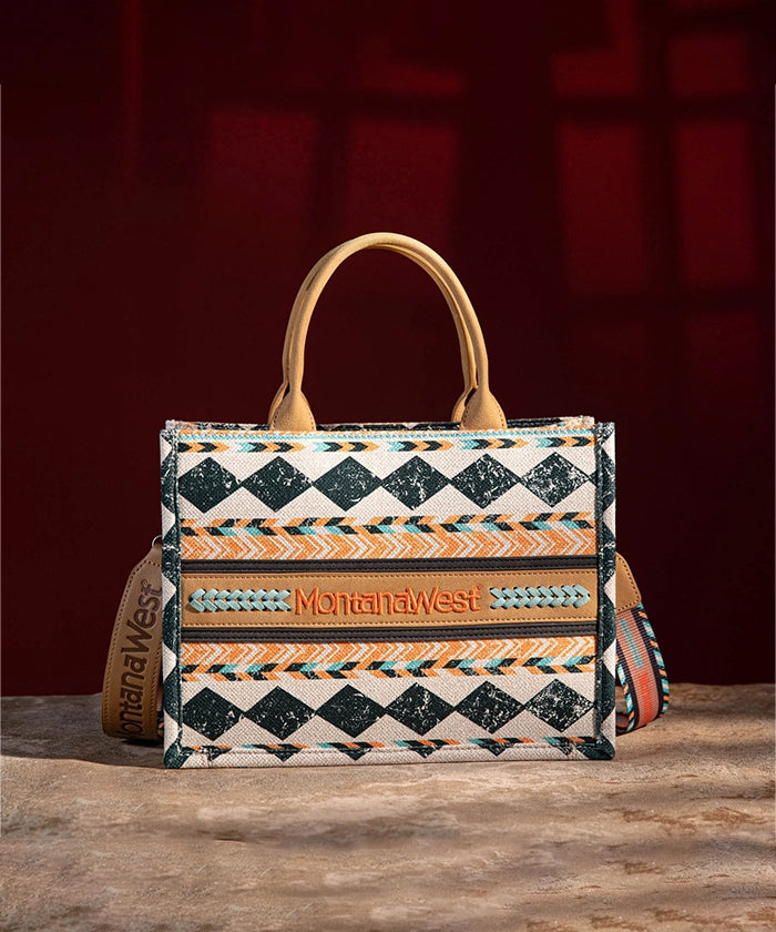 Montana West Boho Ethnic Print Concealed Carry Crossbody - Montana West World