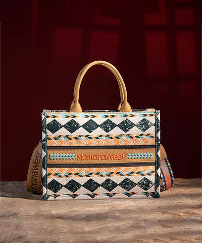 Montana West Boho Ethnic Print Concealed Carry Crossbody - Montana West World