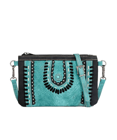 Montana West Tooled Whipstitch Wristlet - Montana West World