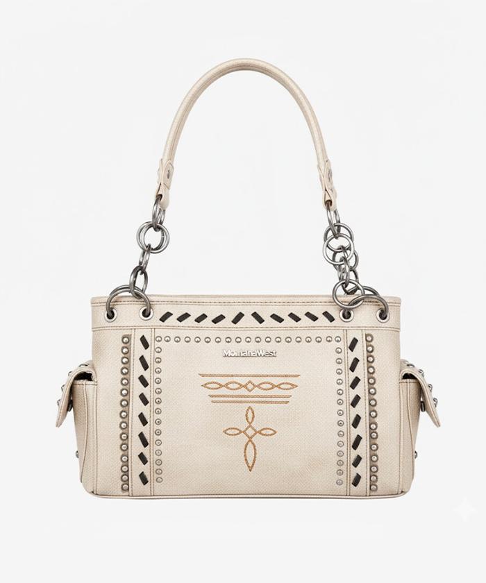 Montana West Studded Concealed Carry Satchel
