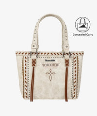 Montana West Cross Stitch Concealed Carry Tote Bag Set