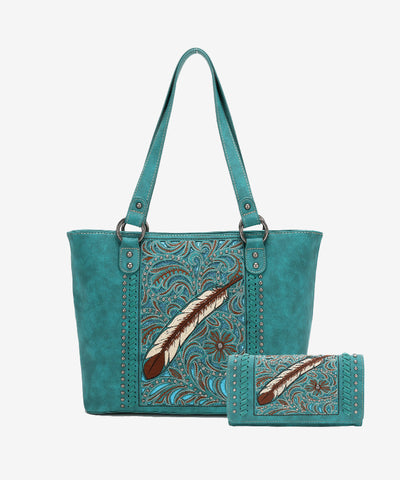 Montana_West_Embroidered_Feather_Concealed_Carry_Tote_Set_Turquoise