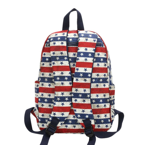 Montana West Allover Stars and Stripes Backpack - Montana West World