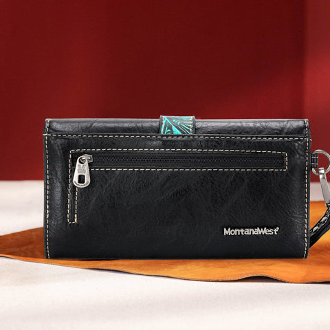 MW1143-W018 Montana West Cut-Out/Buckle Collection Wallet - Montana West World