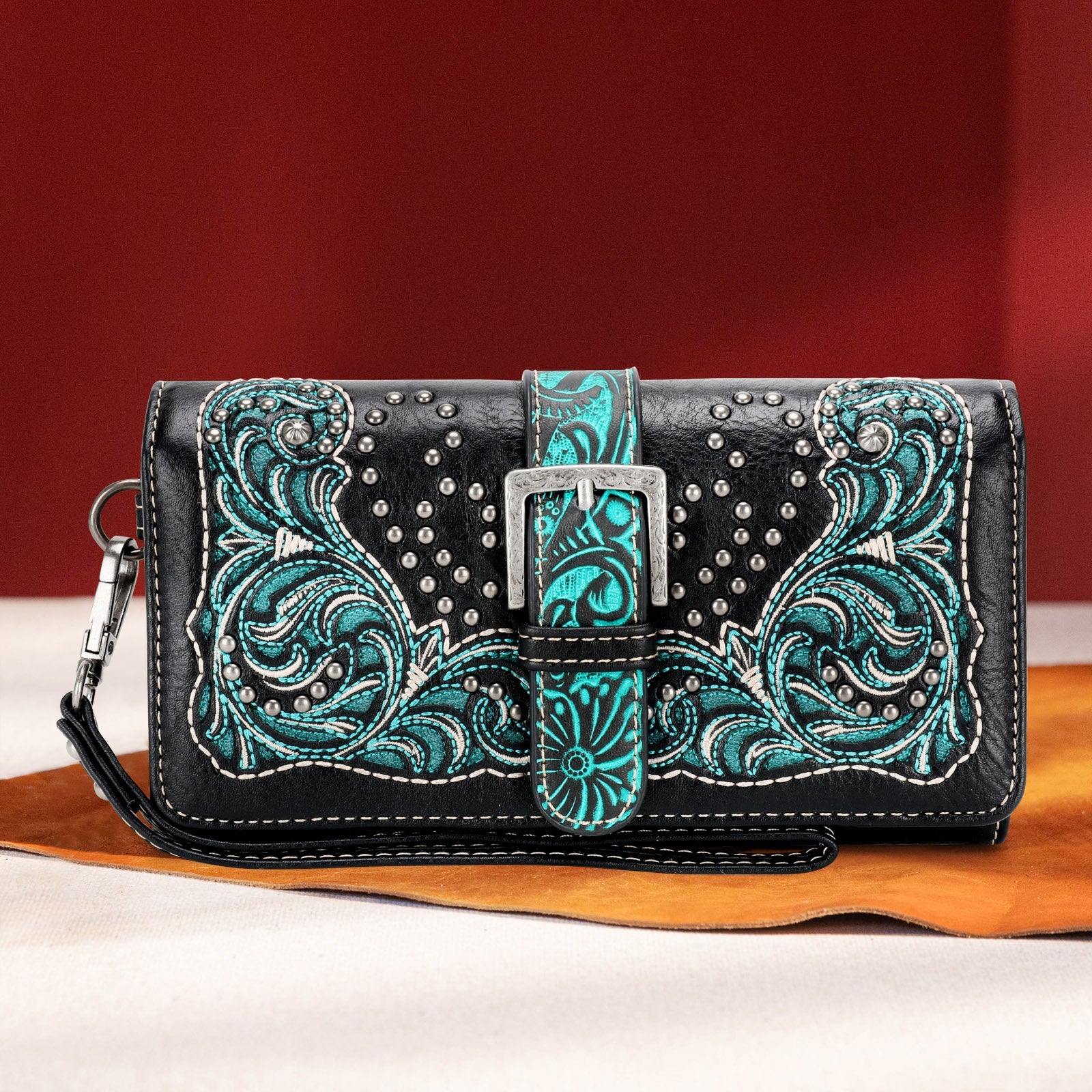 MW1143-W018 Montana West Cut-Out/Buckle Collection Wallet - Montana West World