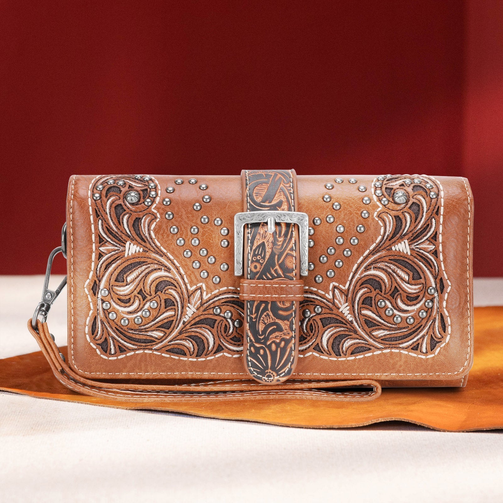 MW1143-W018 Montana West Cut-Out/Buckle Collection Wallet - Montana West World