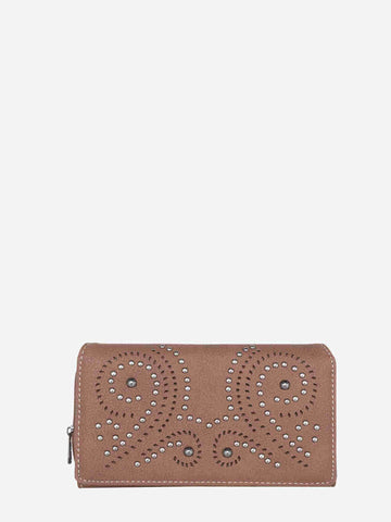 Montana West Laser Cut-out Swirl Wallet - Montana West World