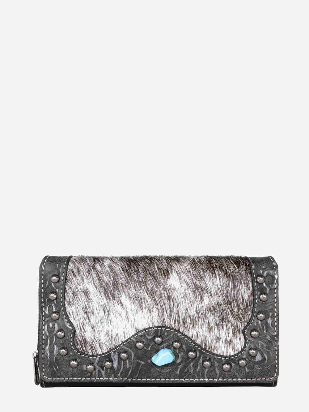 Montana West Hair-On Cowhide Wallet - Montana West World