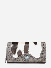 Montana West Hair-On Cowhide Wallet - Montana West World