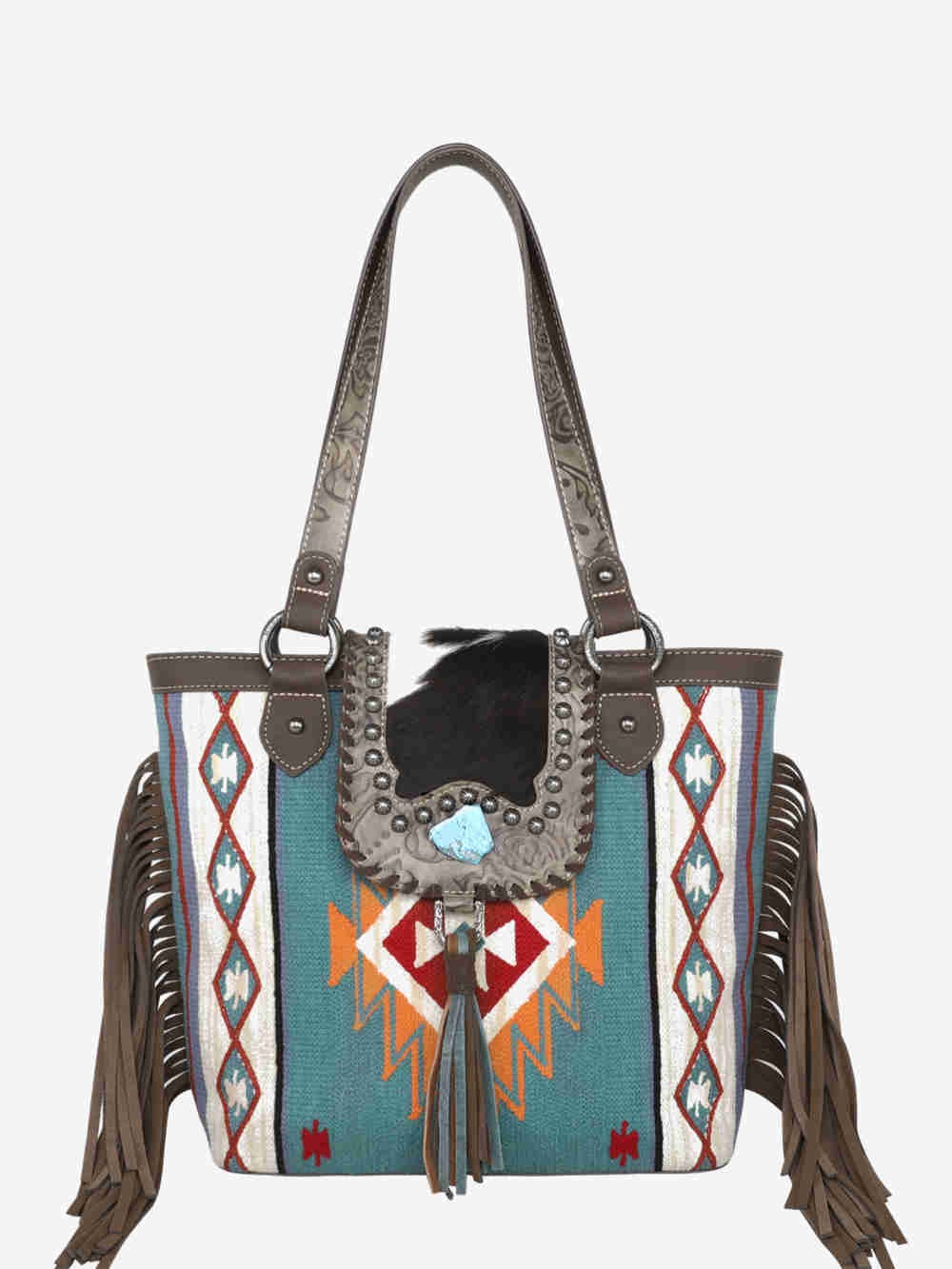 Montana West Hair-On Cowhide Aztec Tapestry Concealed Carry Collection - Montana West World