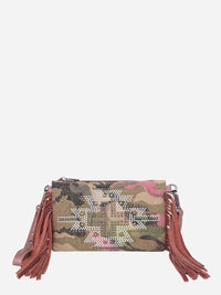 Montana West Aztec Camo Canvas Crossbody Wristlet - Montana West World