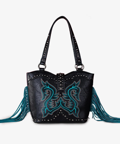 Montana_West_Embroidered_Fringe_Concealed_Carry_Tote_Black