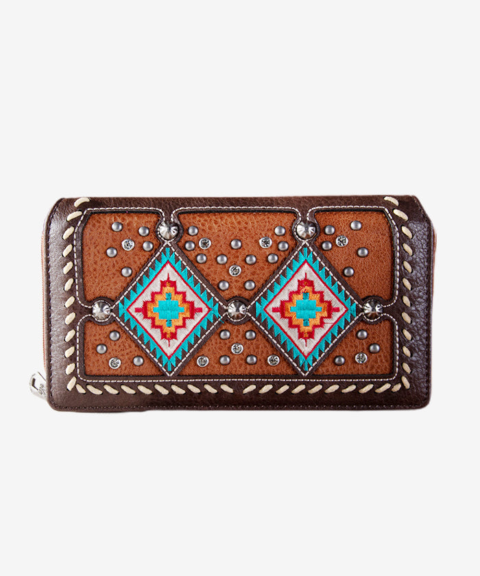 Montana West Aztec Studs Wallet - Montana West World