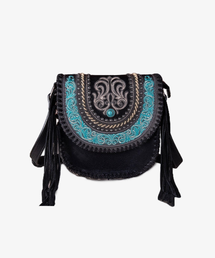 Montana West Fringe Concho Crossbody - Montana West World