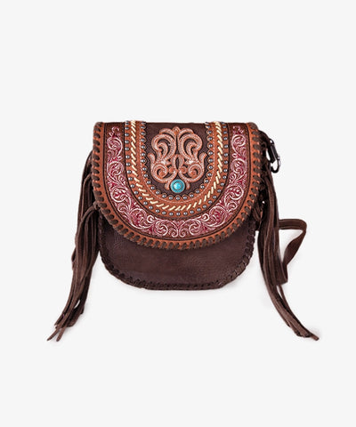 Montana West Fringe Concho Crossbody - Montana West World