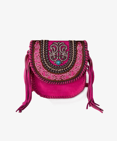 Montana West Fringe Concho Crossbody - Montana West World