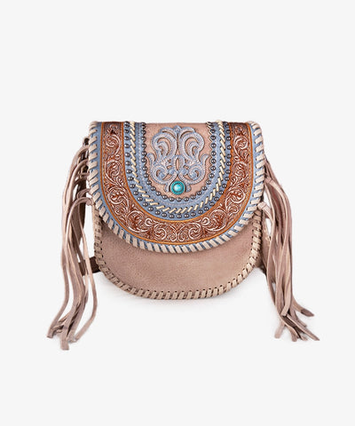 Montana West Fringe Concho Crossbody - Montana West World