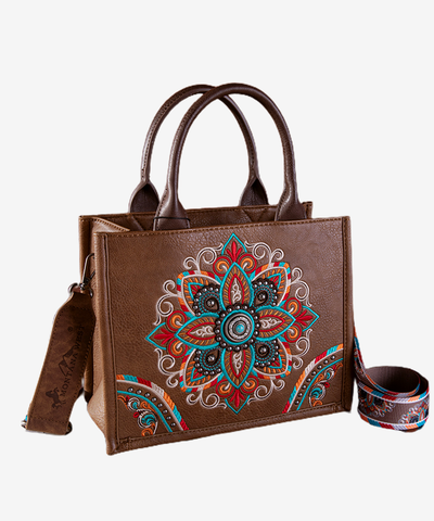 Montana West Floral Embroidered Tote Bag - Montana West World