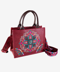 Montana West Floral Embroidered Tote Bag - Montana West World