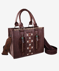Montana West Whipstitch Feather Tote Bag - Montana West World