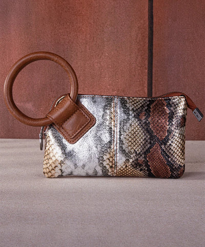 Montana West Snake-Skin Wristlet