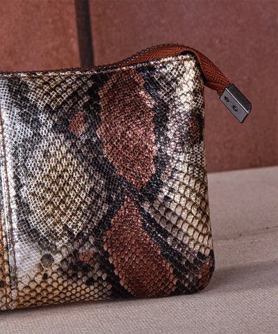 Montana West Snake-Skin Wristlet