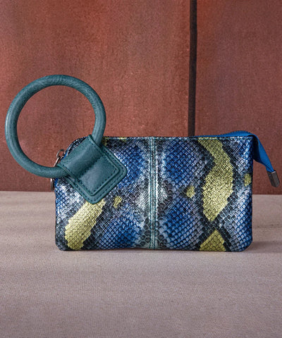 Montana West Snake-Skin Wristlet