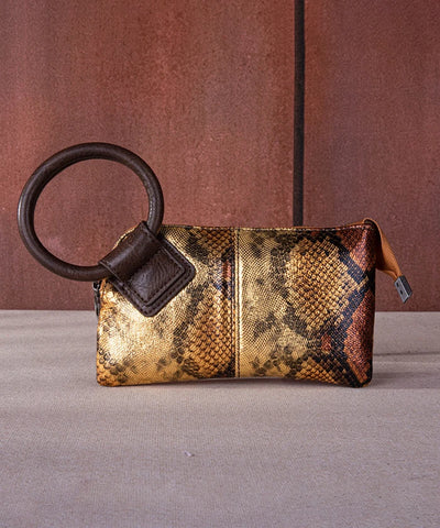 Montana West Snake-Skin Wristlet