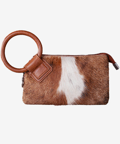 Montana West Hair-On Cowhide Wristlet - Montana West World