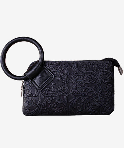 Montana West Floral Tooled Wristlet - Montana West World