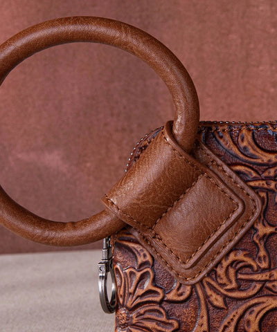 Montana West Floral Tooled Wristlet