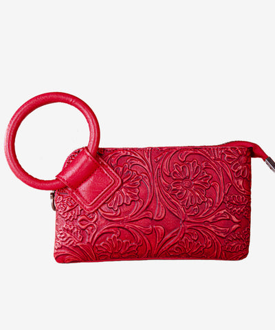 Montana West Floral Tooled Wristlet - Montana West World