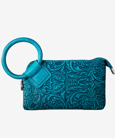 Montana West Floral Tooled Wristlet - Montana West World