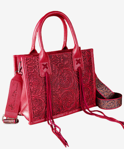 Montana West Fringe Tooled Tote Bag - Montana West World